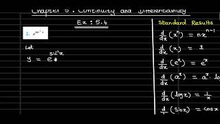 CBSE Grade 12 MATHS  CHAPTER 5  Continuity and differentiability  Exercise 54  2nd sum [upl. by Woolson]