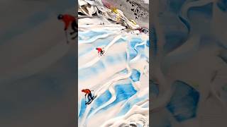 valdisere tignes ski skiing snowboarding art painting [upl. by Haydon]