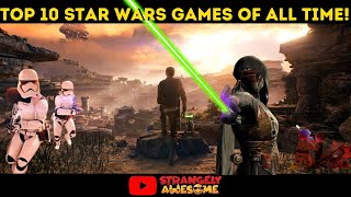 10 Best Star Wars Video Games of All Time [upl. by Nelehyram]