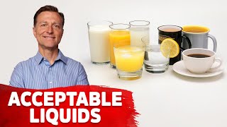 Acceptable Liquids During Fasting COMPLETE LIST [upl. by Ailicec]