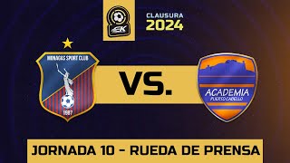 Rueda de prensa pospartido  LigaFUTVEEK  Monagas vs Puerto Cabello  Jornada 10 [upl. by Ezekiel]