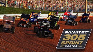 iRacing  305 Sprint Cars at Williams Grove [upl. by Aillemac]