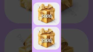 Choose👍 5000😅 vs 2500😍 gift box🎁 shorts viral gift [upl. by Jarret]