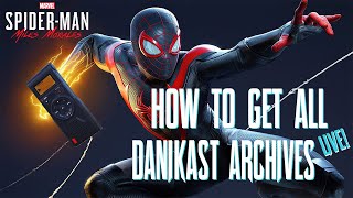 Marvels SpiderMan Miles Morales  How to Get All The Danikast Archives Live [upl. by Auop]