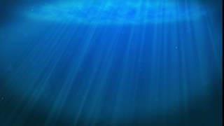 Underwater Ocean Light Rays Free HD Stock Footage [upl. by Aimerej]