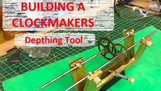 How to make a Clockmakers Gear Depthing Tool  Simple Design [upl. by Hoffman669]