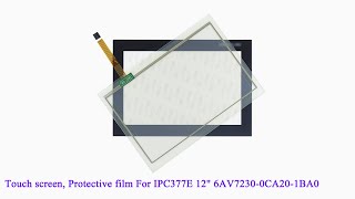 6AV72300CA201BA0 Touch screen panel Protective film for 6AV7 2300CA201BA0 IPC377E 12quot [upl. by Aninep]