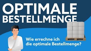 Optimale Bestellmenge  Nie wieder misskalkulieren [upl. by Jer602]