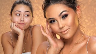 ULTIMATE BRONZE AND GLOWY MAKEUP TUTORIAL FOR BEGINNERS  Roxette Arisa [upl. by La]