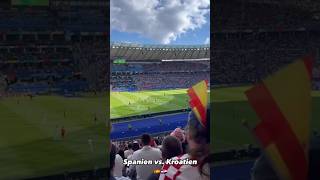 Spanien vs Kroatien 🇪🇸🇭🇷  Einblicke vor dem Spiel 🏟️ kroatien spanien españa hrvatska [upl. by Aicirtac]