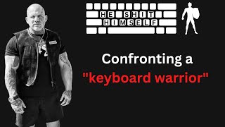 Confronting a quotKeyboard Warriorquot FULL VIDEO  AARRON LAMBO [upl. by Naesal]