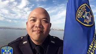 Memorial for Oakland police officer Tuan Le [upl. by Nnalyrehc]