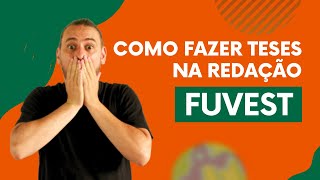 Aprenda a construir teses FuvestVunesp usando análise social [upl. by Nimref]