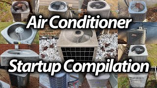 Air Conditioner Startup Compilation  30 Startups [upl. by Nosnar]