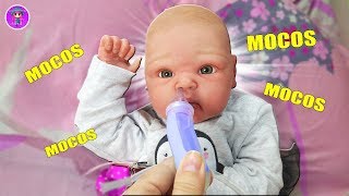 Mi bebe tiene muchos MOCOS y TOS 🍼 Mi bebe REBORN está enferma [upl. by Caitlin]