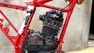 1984 Honda XR500 fully restored episode 2 engine rebuild [upl. by Hsenid]