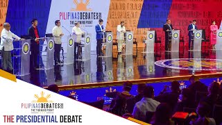 Closing message ng presidential candidates  PiliPinas Debates 2022 [upl. by Acinorahs]