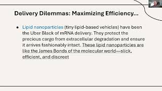 RNA SpARC Webinar Series  mRNA Application and Development [upl. by Bowne]