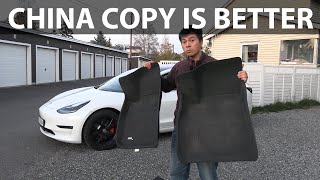 Tesla Model 3 floor mats from Taptes review [upl. by Duomham]