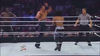 Drew McIntyre Claymore Kick to Xavier Woods [upl. by Ansaev]