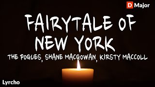 The Pogues  Fairytale Of New York  Shane MacGowan Kirsty MacColl Lyrics and Chords [upl. by Cilla]