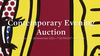 LIVE from Sothebys New York  The Now amp Contemporary Evening Auctions With US Constitution Sale [upl. by Abbi]