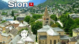 PESONA KOTA SION SAAT MUSIM DINGIN  SION SWITZERLAND [upl. by Ian]