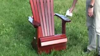 The Best Adirondack Chair Treatment Video [upl. by Byrle]