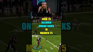 Best Way To RECOVER Onside Kicks In Madden 25 [upl. by Nauqahs]