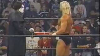 November 18th 1996 Sting gives his bat to Luger [upl. by Winola]