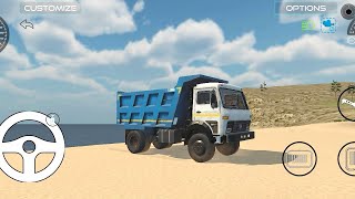 TATA DUMPER CITY ROAD amp SEA RIDE INDIA WEHICAL SIMULATOR 3D ANDROID GAME PLAY Gvolcano [upl. by Assyle]