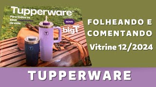 Folheando e comentando o vitrine 12  Tupperware ❤️ [upl. by Trinl]