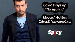 Θάνος Πετρέλης  Να της πεις  Thanos Petrelis Na tis peis  Official Audio Release HQ [upl. by Noeht]