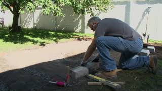 Installation of Walls per Permacon an Oldcastle Company [upl. by Rotceh424]