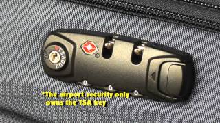 3 Steps on How to Set a TSA Combination Lock of Your Luggage [upl. by Mihsah]