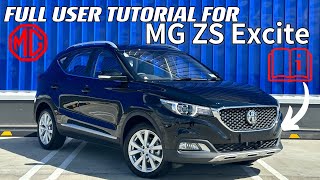 Complete Feature Walkthrough  MG ZS Excite 15L  2022 2021 2020 2019  User Guide [upl. by Maya847]