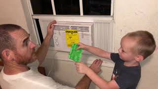 How to install a window AC unit [upl. by Dierdre952]