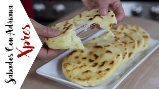 Arepas rellenas de queso  SabadosconadrianaXpres [upl. by Davidson]