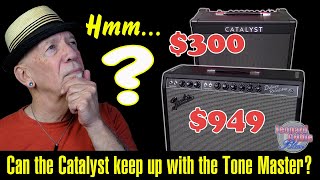 Lets see how the Line 6 Catalyst compares to the Fender Tone Master [upl. by Adihsar]