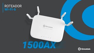 Unboxing Roteador GWR1500AX da Greatek [upl. by Oicul]