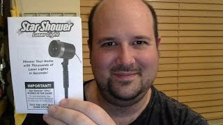 Star Shower Laser Light Review [upl. by Ahsea706]