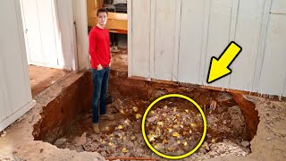 Grandson Removes Old Floor From Grandparents Farmhouse What He Found Made History [upl. by Deeas]