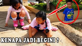 Jatuh Saat Bermain Sepatu Roda  Vlog Dunia Dinda [upl. by Garibull497]