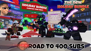 All new limited holiday bundle showcase in Roblox Bedwars [upl. by Otrebire]