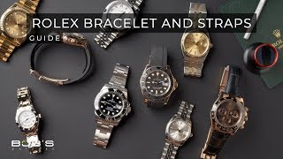 Rolex Bracelets Bands Clasps amp Straps The Complete Guide [upl. by Berlyn]