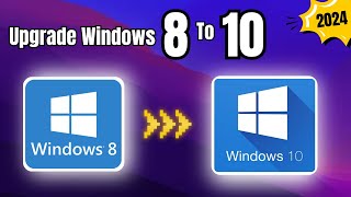 Upgrade Windows 881 to Windows 10 Without Media Creation Tool No DATA Loss 2024 [upl. by Ylrebmit]