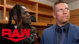 RTruth explains to Miz that he’s not in the Judgment Day anymore Raw highlights Oct 7 2024 [upl. by Arodnap278]