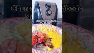 Churrasco na airfraychurrasco airfryer vlogs vlogdodia rotinadedonadecasa rotinadodiadia [upl. by Ahtanamas]