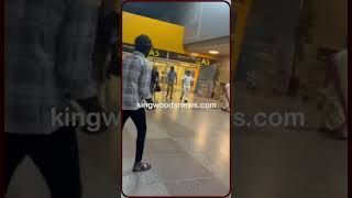 Ajith Mass Entry In Airport thalaajith thalafans ajithkumar shorts [upl. by Sandberg]