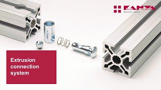 How to connect aluminium profiles aluminium extrusions [upl. by Retloc860]